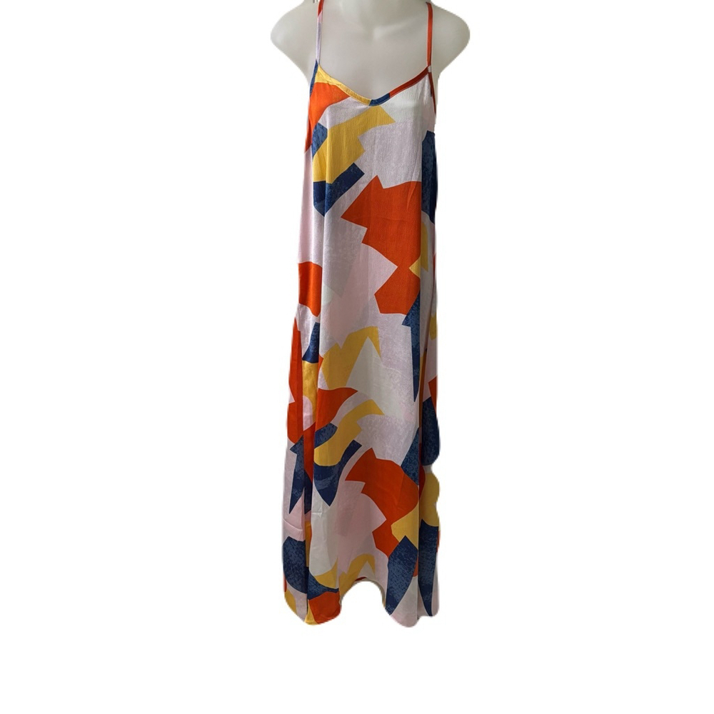 LuLaRoe Endless dress Multi-color Abstract Maxi size S